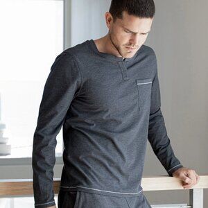 NEW – Lahgo RESTORE LONG SLEEVE HENLEY Mens XL